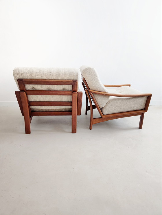 Image 1 of Grete Jalk Voor Glostrup 1960'S Midcentury Loungestoelen