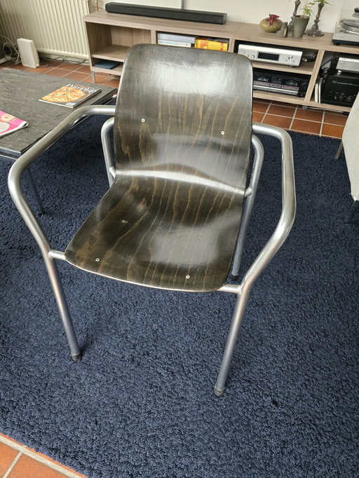 6X Pagholz Eetkamerstoelen