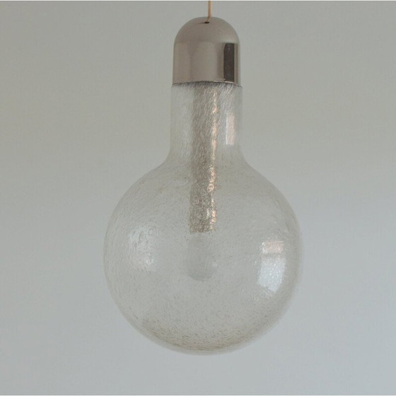 Image 1 of Vintage bubbelglas hanglamp van Peill en Putzler, Duitsland 1970