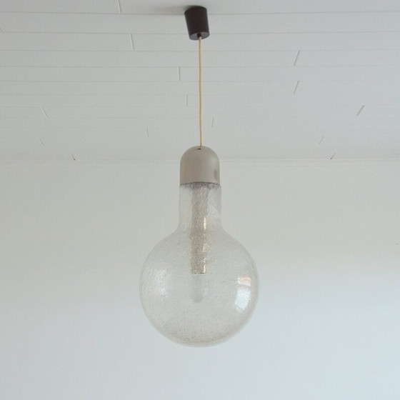 Image 1 of Vintage bubbelglas hanglamp van Peill en Putzler, Duitsland 1970