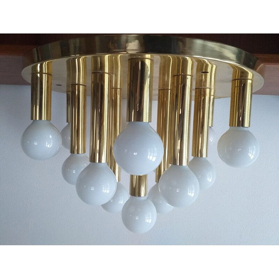 Image 1 of Vintage sputnik plafond- of wandlamp met verzonken montage, 1970