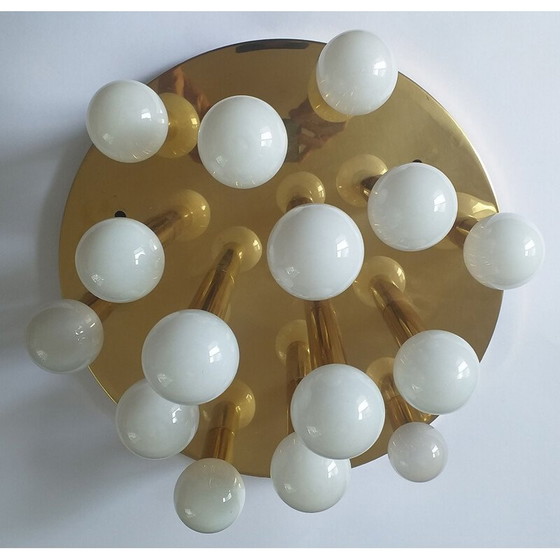 Image 1 of Vintage sputnik plafond- of wandlamp met verzonken montage, 1970