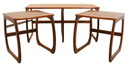 Parker Knoll Salontafel met twee bijzettafels 'Rossington'