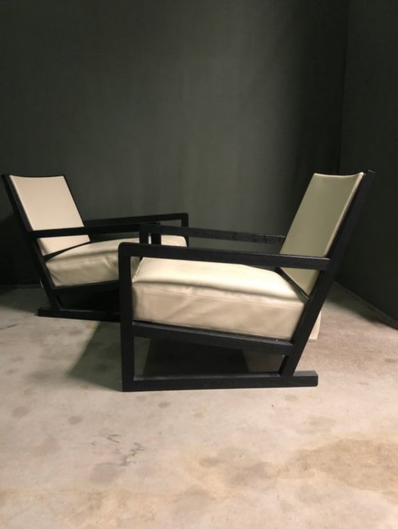 Image 1 of 2x B&B Italia lounge stoelen Antonio Citterio