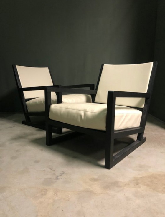 Image 1 of 2x B&B Italia lounge stoelen Antonio Citterio