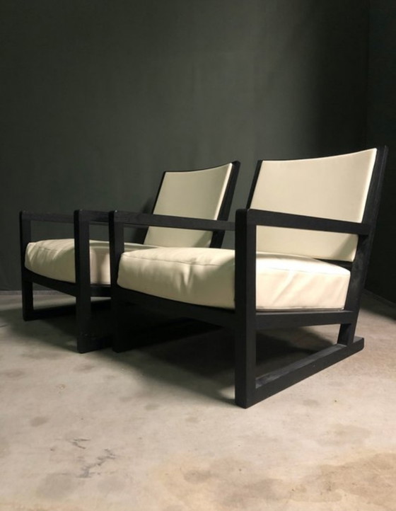 Image 1 of 2x B&B Italia lounge stoelen Antonio Citterio