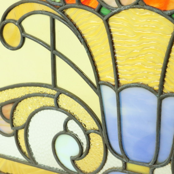 Image 1 of Art Deco Glas In Lood Glasraam 