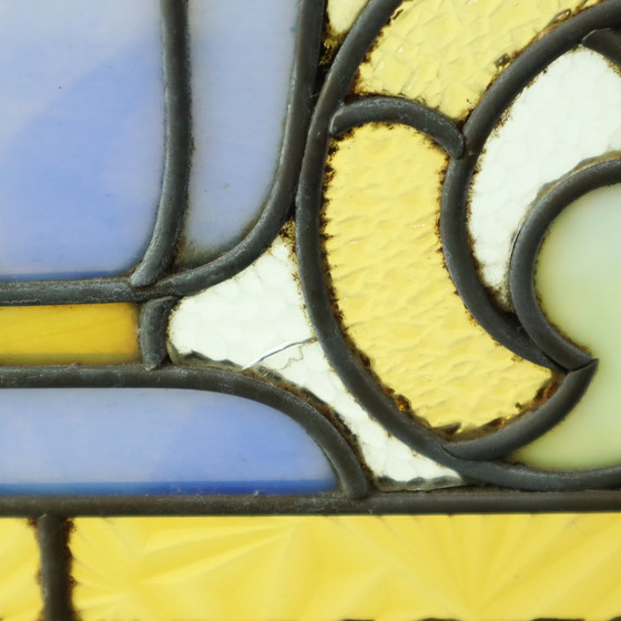 Image 1 of Art Deco Glas In Lood Glasraam 