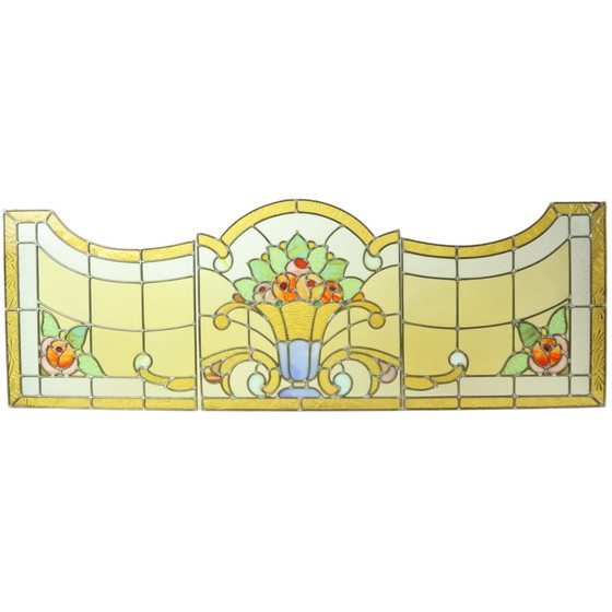 Image 1 of Art Deco Glas In Lood Glasraam 