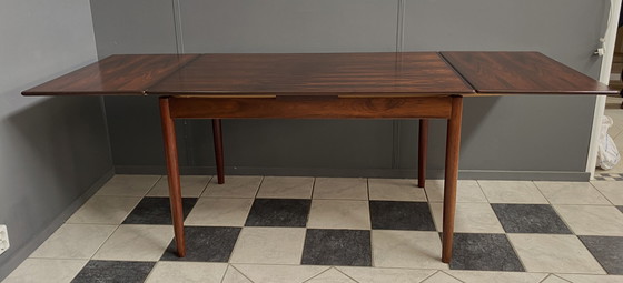 Image 1 of Rosewood eettafel 1960 uitschuifbaar