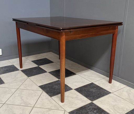 Rosewood eettafel 1960 uitschuifbaar