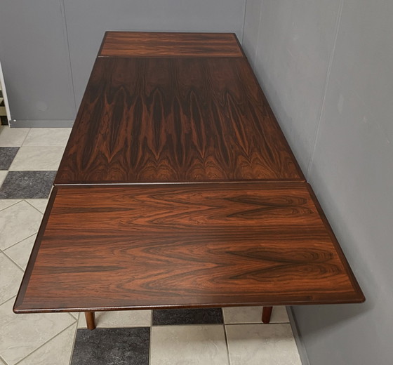 Image 1 of Rosewood eettafel 1960 uitschuifbaar