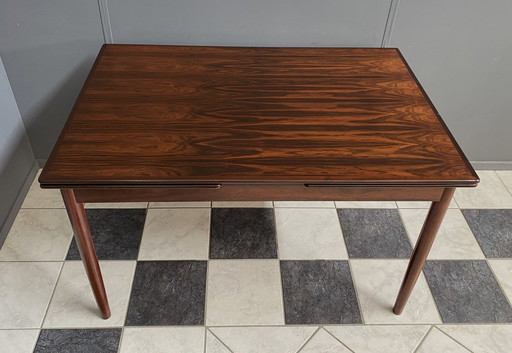 Rosewood eettafel 1960 uitschuifbaar