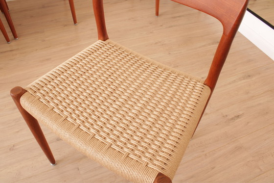 Image 1 of 4x Niels Otto Møller eetkamerstoelen