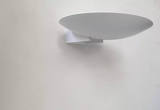 Image 1 of Vintage wandlamp, Blanc Mat, Disderot 1970