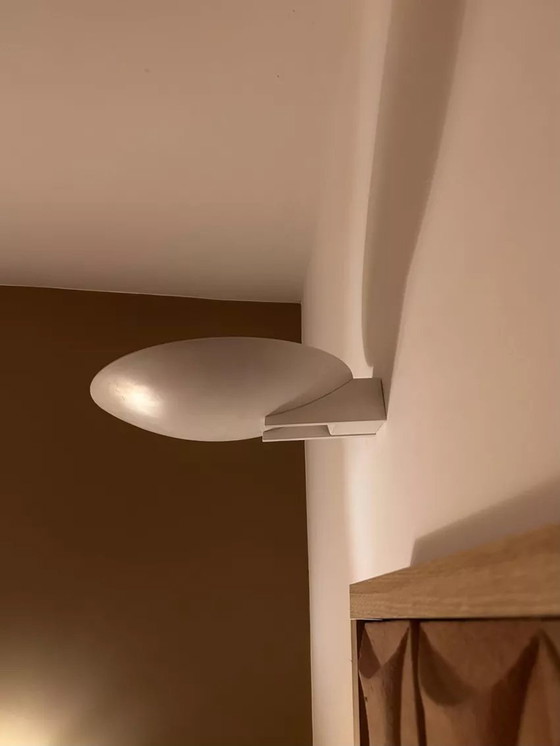 Image 1 of Vintage wandlamp, Blanc Mat, Disderot 1970