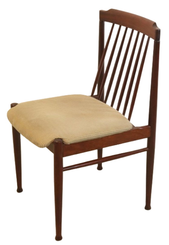 Image 1 of 4x palissander eetkamerstoelen 'Sallenthin' vintage