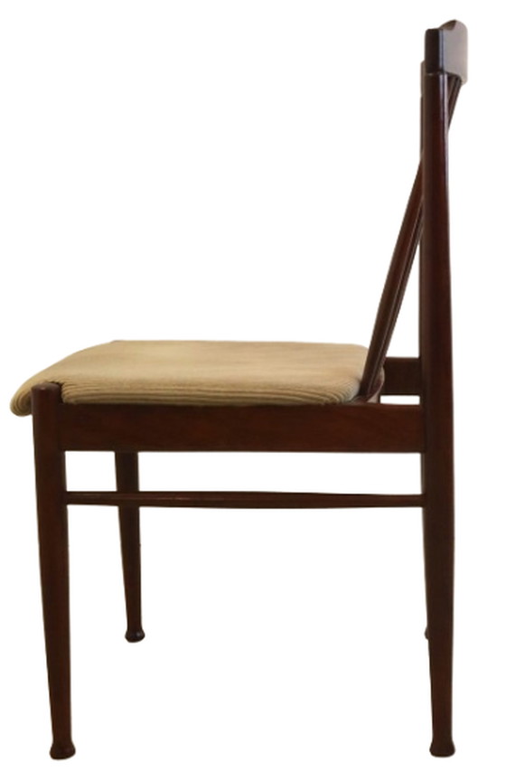Image 1 of 4x palissander eetkamerstoelen 'Sallenthin' vintage