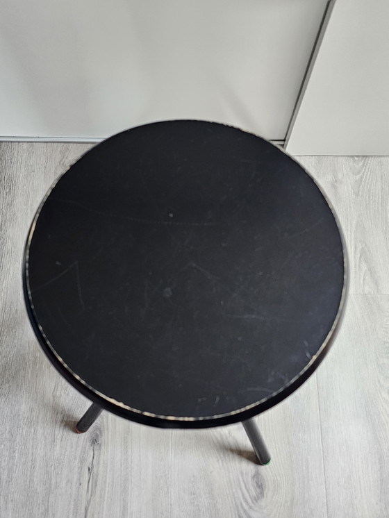 Image 1 of Vintage Design Verstelbaar Kruk Krukje 