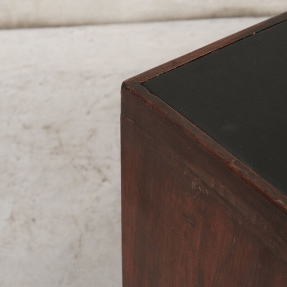 Image 1 of Vintage teak pigeonhole bureau door Pierre Jeanneret voor Chandigarh, 1960