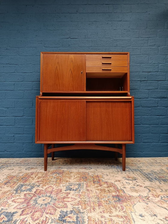 Image 1 of Vintage Barkast Secretaire