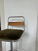 Duo van vintage hoge krukken