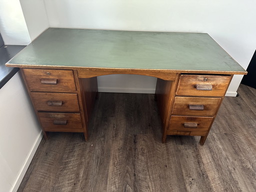 Vintage houten bureau