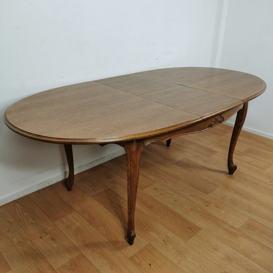 Image 1 of Ovale Vintage Queen Ann Eettafel Eetkamertafel Uitschuifbaar