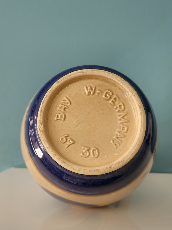 Image 1 of Vintage Bay Keramik West Germany Oorvaas Vaas Vaasje