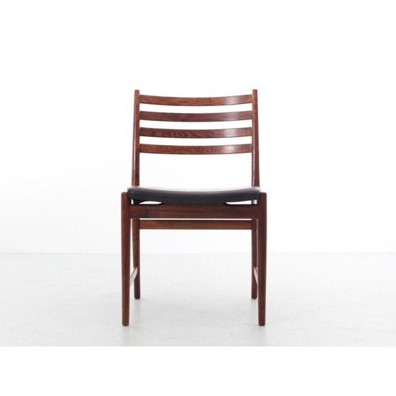 Image 1 of Set van 5 Scandinavische vintage rozenhouten stoelen van Kai Lyngfeldt Larsen voor Søren Willadsen