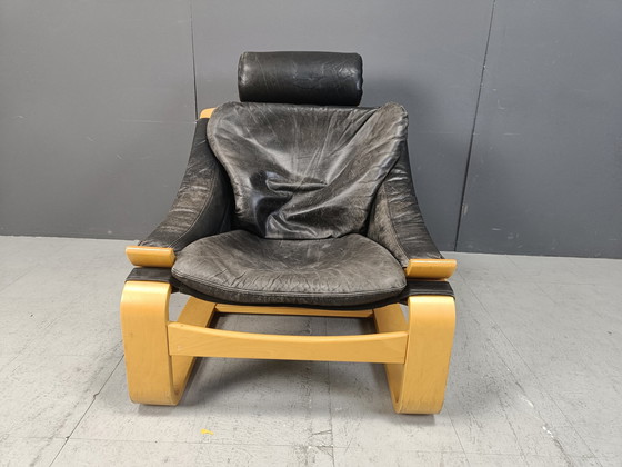 Image 1 of Zweedse Kroken Fauteuil Door Ake Fribyter Voor Nelo Möbel, 1970S