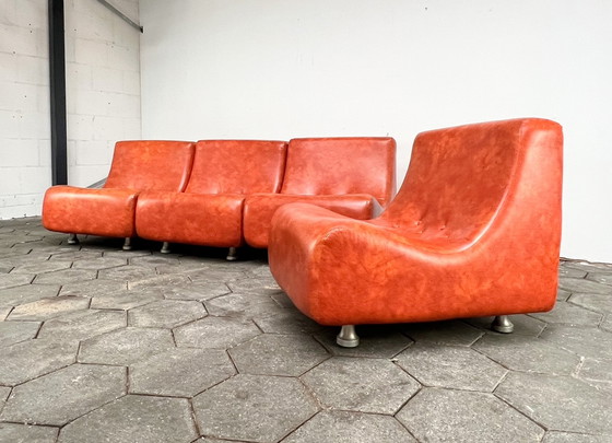 Image 1 of Vintage modulaire Italiaanse sofa, 1970's