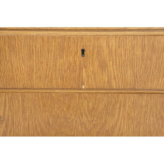 Image 1 of Scandinavische vintage "tallboy" teakhouten ladekast, Zweden 1960