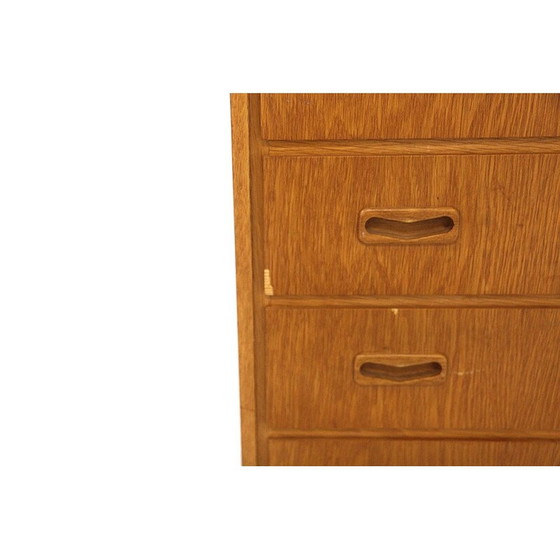 Image 1 of Scandinavische vintage "tallboy" teakhouten ladekast, Zweden 1960