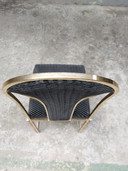 6 x Vintage eetkamerstoelen Belgo chrome