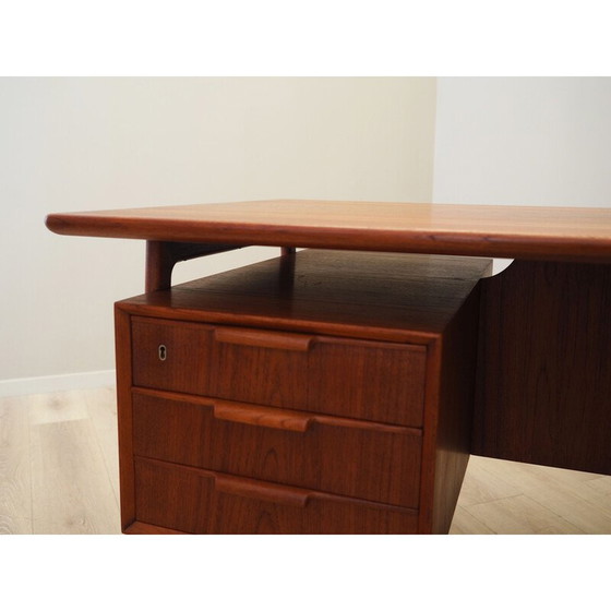 Image 1 of Vintage teakhouten bureau van Omann Jun, 1970