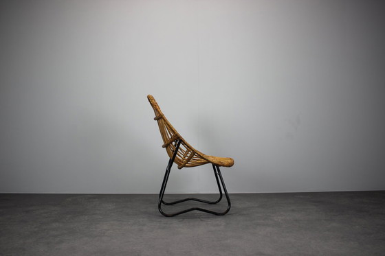 Image 1 of Rotan lounge stoel van ULUV voor Alan Fuchs, Tsjecho-Slowakije, 1960