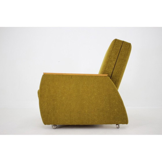 Image 1 of Vintage converteerbare fauteuil, Tsjecho-Slowakije 1970