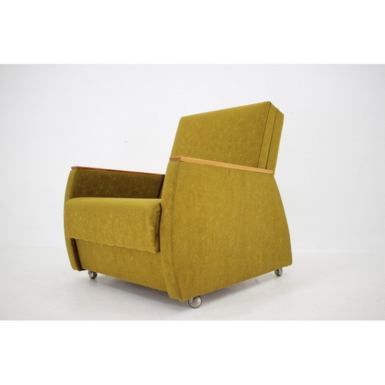 Image 1 of Vintage converteerbare fauteuil, Tsjecho-Slowakije 1970