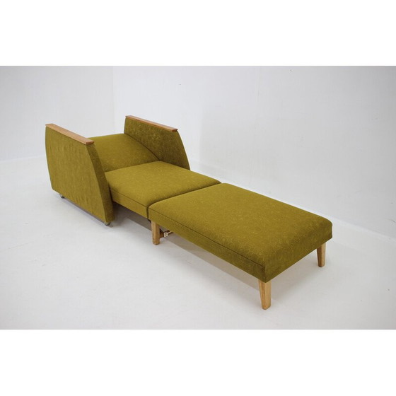 Image 1 of Vintage converteerbare fauteuil, Tsjecho-Slowakije 1970