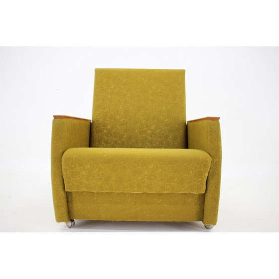 Image 1 of Vintage converteerbare fauteuil, Tsjecho-Slowakije 1970