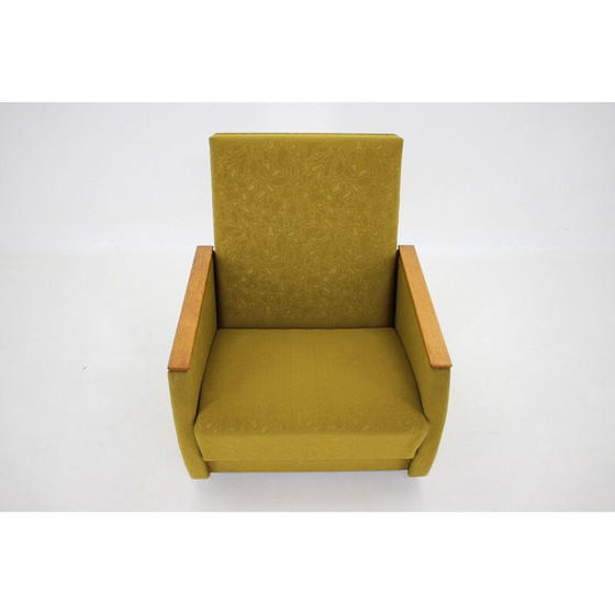 Image 1 of Vintage converteerbare fauteuil, Tsjecho-Slowakije 1970