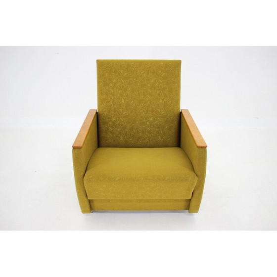 Image 1 of Vintage converteerbare fauteuil, Tsjecho-Slowakije 1970