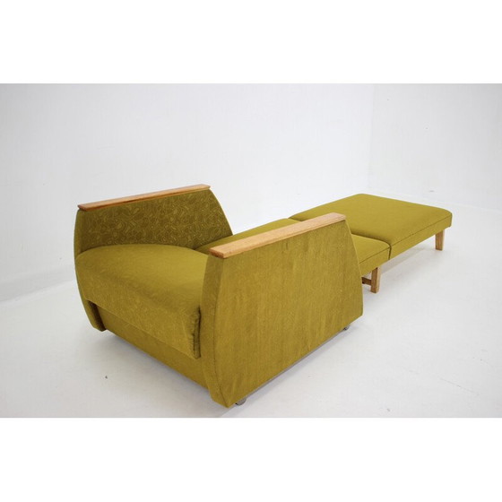 Image 1 of Vintage converteerbare fauteuil, Tsjecho-Slowakije 1970