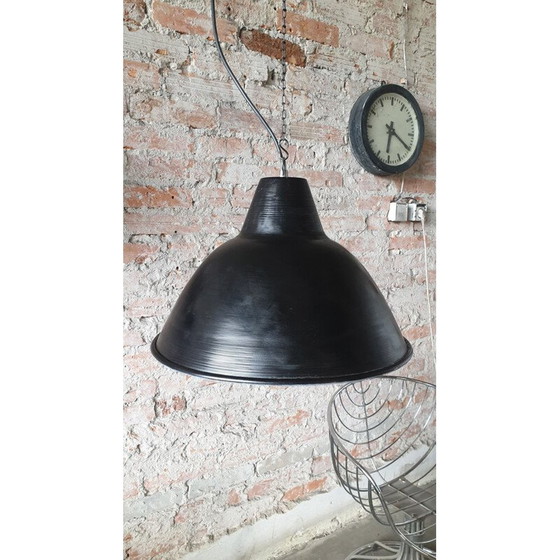 Image 1 of Loft Hanglamp Vintage Industrieel Duits model EHS2C, jaren 1950