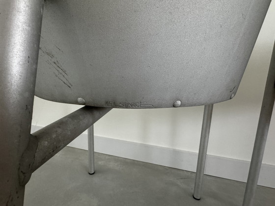 Image 1 of 2x Philippe Starck Costes Aluminium Stoelen