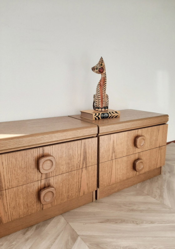 Image 1 of Vintage Nachtkastjes Deens Design Set van 2