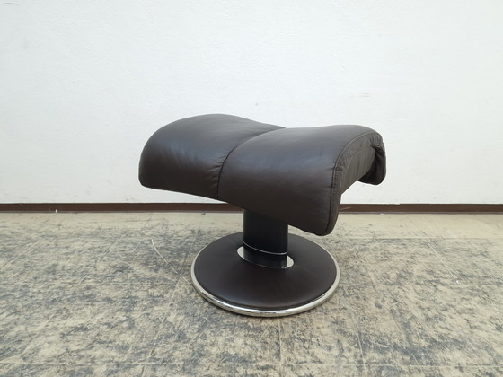 Image 1 of Stressless leren kruk Designer Poef