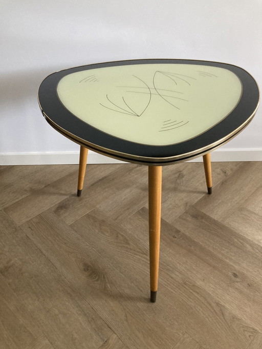 Vintage Bijzettafel / Salontafel Tripot ( 3 Poot )