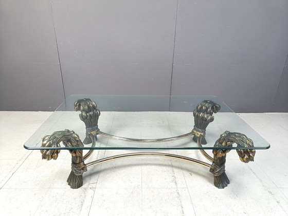 Image 1 of Messing vintage salontafel, 1970